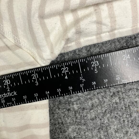 GapFit Jacket Womens Size L White Striped Full Zip Active Lightweight Stretch - Picture 5 of 7